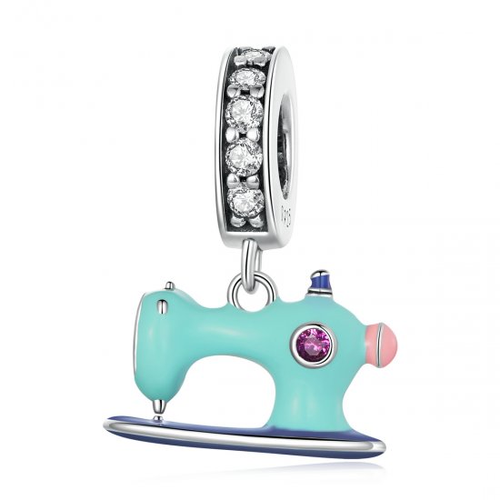 Pandora Estilo Máquina de Coser Colgante - SCC2224 - Haga click en la imagen para cerrar