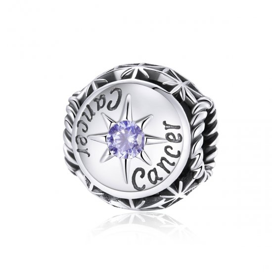 Charm de Cáncer Brillante Estilo Pandora - SCC1725-4 - Haga click en la imagen para cerrar
