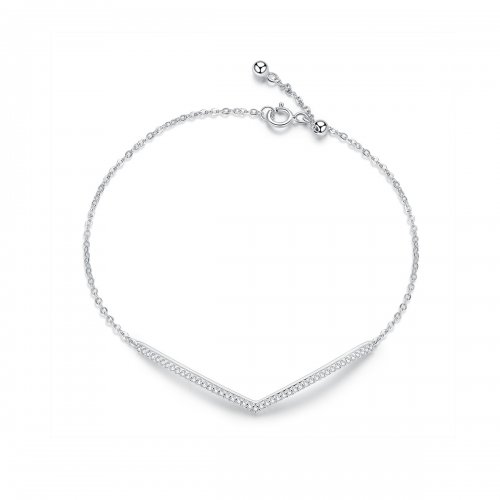 Pulsera deslizante de cadena Pandora Style Triumphant Return de plata - SCB137
