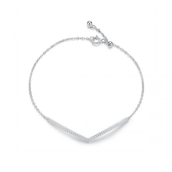 Pulsera deslizante de cadena Pandora Style Triumphant Return de plata - SCB137 - Haga click en la imagen para cerrar