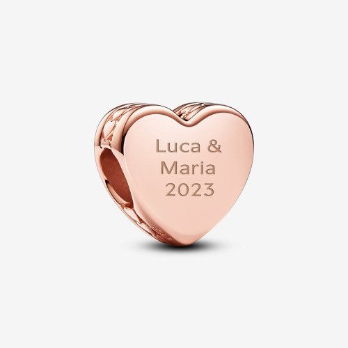 Charm Pandora Corazón para Grabar - 782015C00
