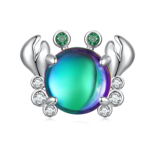 Charm de cangrejo colorido estilo Pandora - BSC848