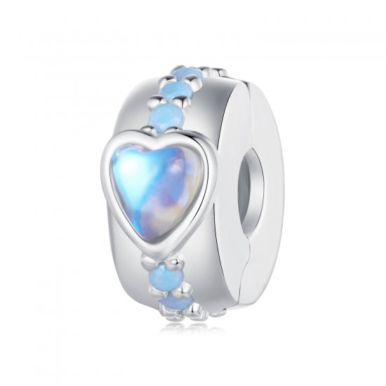 Clip de estilo Pandora con corazón mágico - SCC2537 - Haga click en la imagen para cerrar