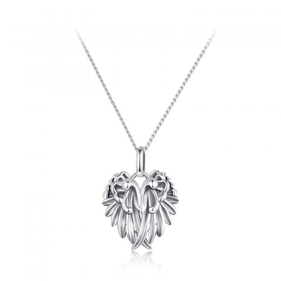 Collar de estilo Pandora con alas - SCN504 - Haga click en la imagen para cerrar