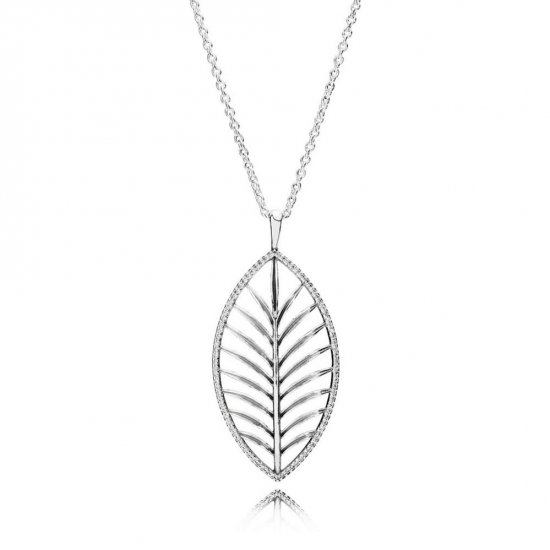 Collares con colgante en plata de ley Palmera tropical PANDORA - Haga click en la imagen para cerrar