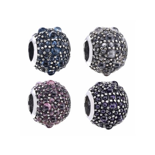 Charm en plata de ley Gotas brillantes PANDORA