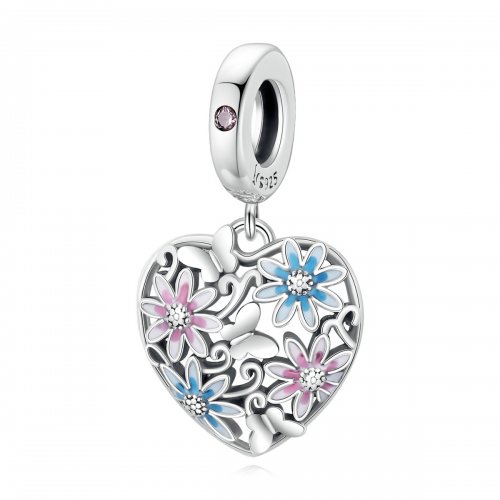 Pendiente Pandora estilo Jardín Secreto de Amor Dangle - SCC2062