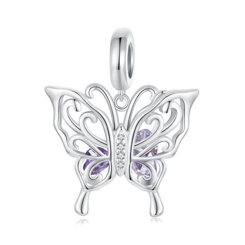 Dije de mariposa estilo PANDORA - BSC969