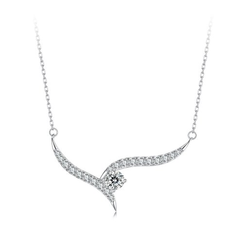 Collar de línea sencilla estilo PANDORA - BSN400