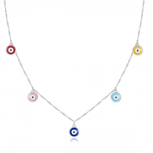 Collar estilo Pandora con ojo protector - SCN463