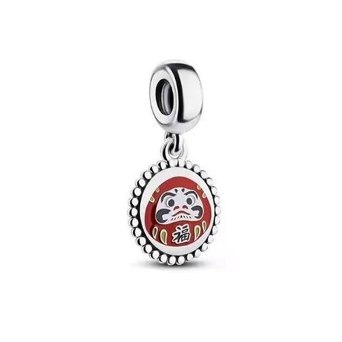 PANDORA encanto colgante de muñeca daruma - 791169C00_E027