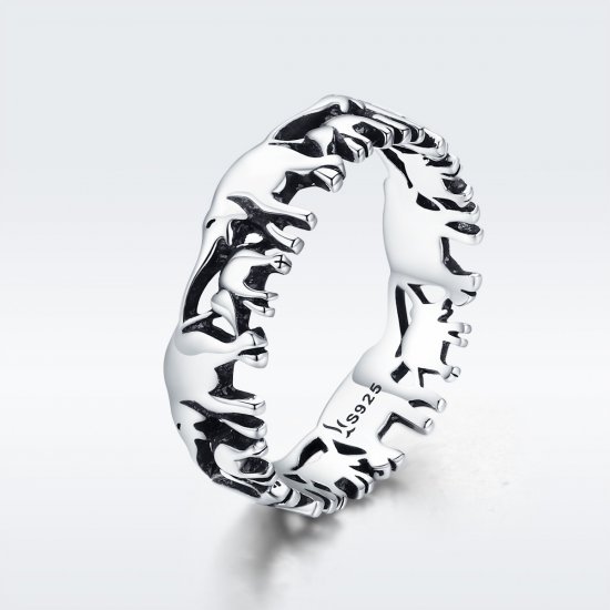 Anillo de familia de elefantes plateado al estilo de Pandora - SCR344 - Haga click en la imagen para cerrar