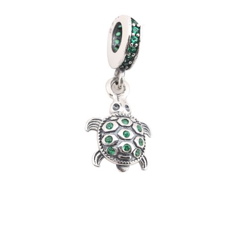 Charm colgante en plata de ley Tortugas PANDORA