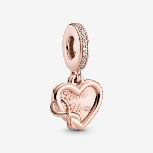 PANDORA Charm colgante Corazón Infinito Love You - 789369C01