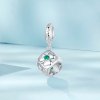 Colgante de dados con trébol de cuatro hojas estilo PANDORA - SCC2839