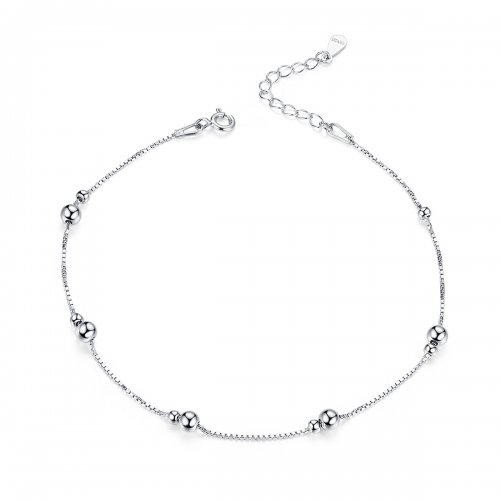 Pulsera de tobillo de estilo Pandora en plata - SCT005