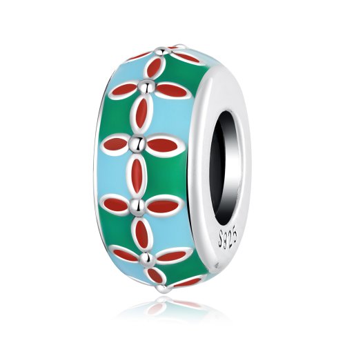 Charm estilo Pandora con espaciador de loto - SCC2258