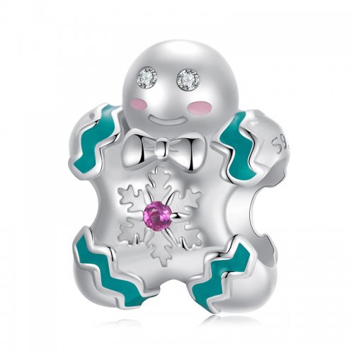 Cuentas de hombre de jengibre estilo PANDORA - BSC1068