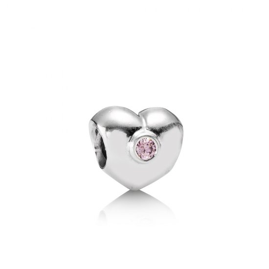 Charm Corazón Rosa - PANDORA - Haga click en la imagen para cerrar