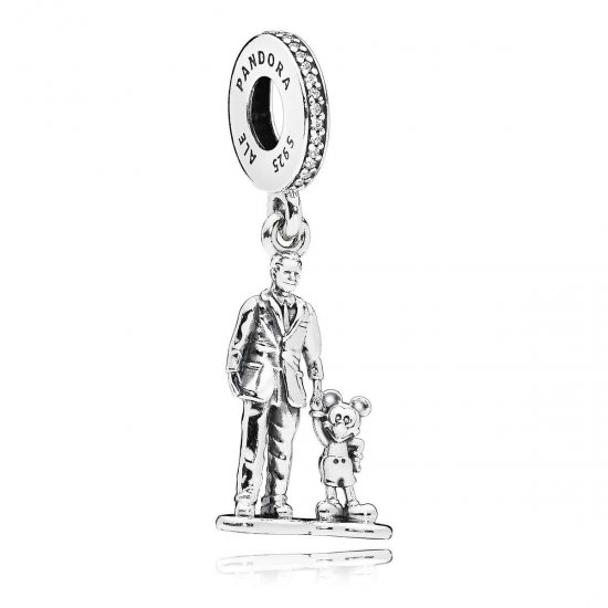 Charm colgante en plata de ley Walt Disney y Mickey Mouse PANDORA - Haga click en la imagen para cerrar