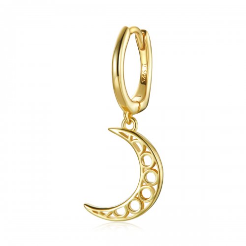 Estilo Pandora Minimalismo - Pendientes de Media Luna - SCE1191