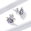 Estos aretes tipo Pandora en forma de cangrejo miniatura - BSE572