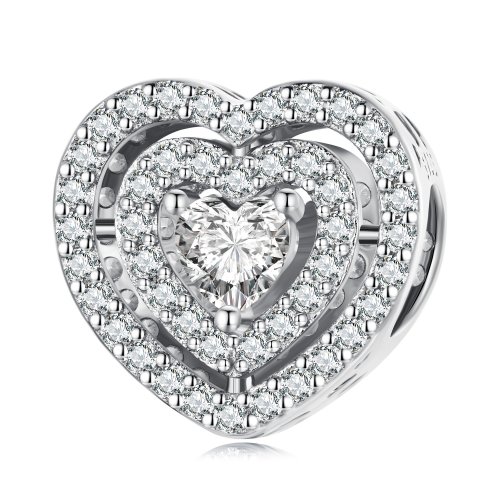 Pandora Estilo Brillante Colgante Corazón - BSC662