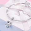 Dije de búho perpetuo de plata estilo Pandora - SCC1124