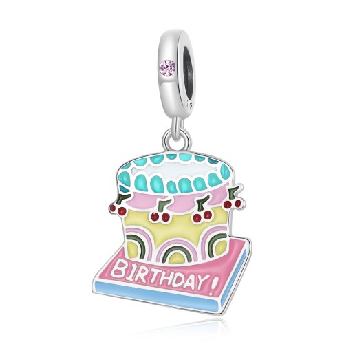 Pandora Estilo Pastel de Crema de Cereza Colgante - SCC2230
