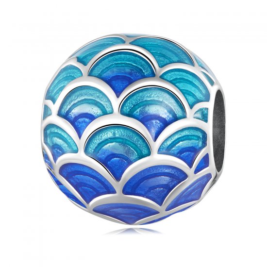 Charm de Escamas de Dragón al Estilo Pandora - BSC683 - Haga click en la imagen para cerrar