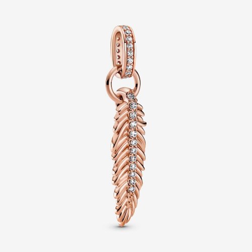 Pendiente colgante PANDORA Sparkling Feather - 789550C01