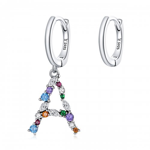 Aros de aro estilo Pandora para niña romántica - SCE1030