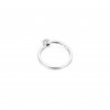 Anillo solitario de corazón inclinado transparente PANDORA - 199267C02