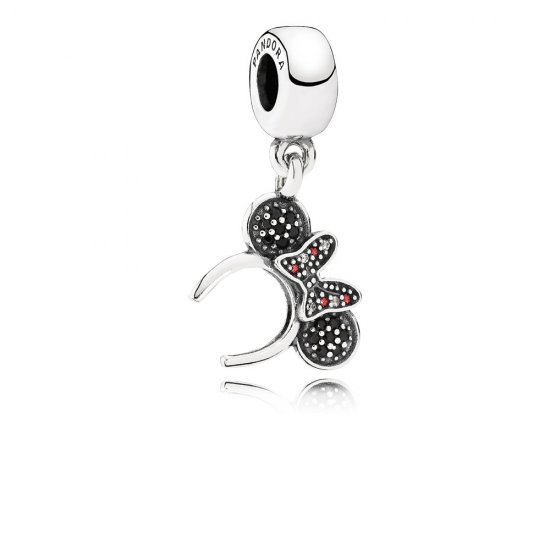 Charm colgante en plata de ley Diadema Minnie - PANDORA - Haga click en la imagen para cerrar