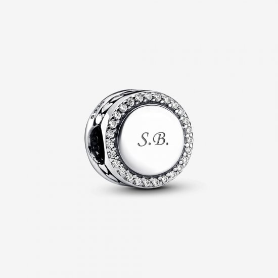 Charm Pandora de Botón Brillante para Grabar - 798747C01 - Haga click en la imagen para cerrar