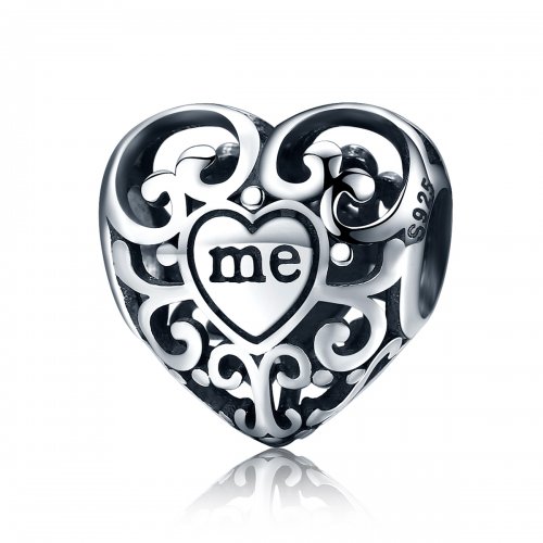 Charm Pandora Style Plata El Sol - SCC145