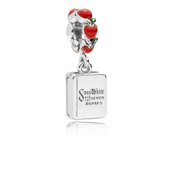 Charm colgante en plata de ley Libro de Blancanieves y Los Siete Enanitos - PANDORA - Haga click en la imagen para cerrar