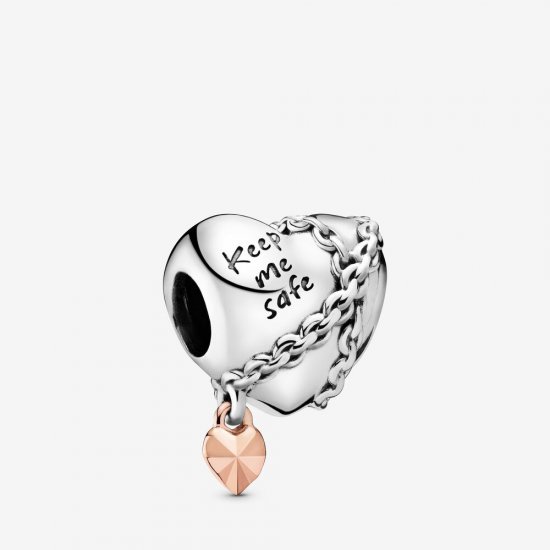 Charm PANDORA Corazón encadenado - 788344 - Haga click en la imagen para cerrar