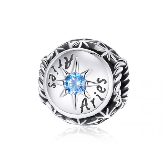 Charm de Aries con estilo Pandora brillante - SCC1725-1 - Haga click en la imagen para cerrar