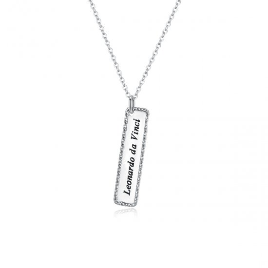 Collar largo estilo Pandora de vida bien vivida - BSN167 - Haga click en la imagen para cerrar