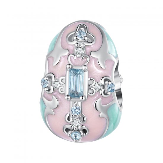 Charm de huevo de Pascua al estilo de Pandora - BSC781 - Haga click en la imagen para cerrar