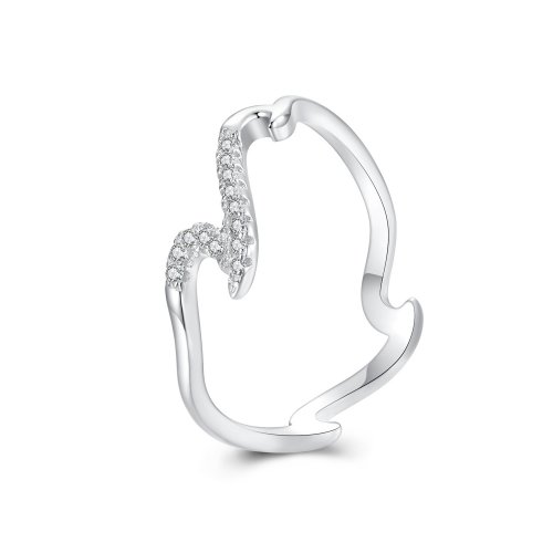 Anillo de olas estilo PANDORA - BSR587