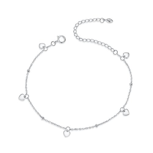 Pulsera de estilo Pandora en plata con corazón amoroso - SCB191