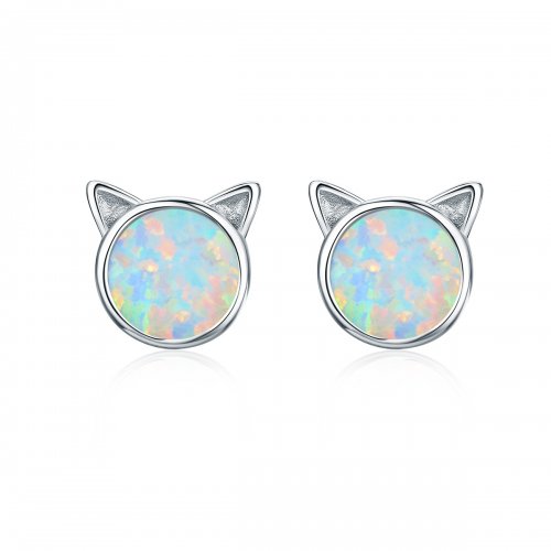 Elegantes pendientes de botón en forma de estrella con diseño estilo Pand