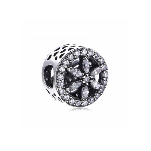 Charm en plata de ley Copo de nieve PANDORA
