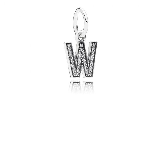 Charm colgante letra W - PANDORA - Haga click en la imagen para cerrar