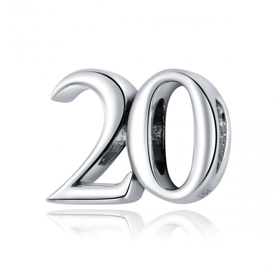 Charm de aniversario de plata estilo Pandora - SCC1623 - Haga click en la imagen para cerrar