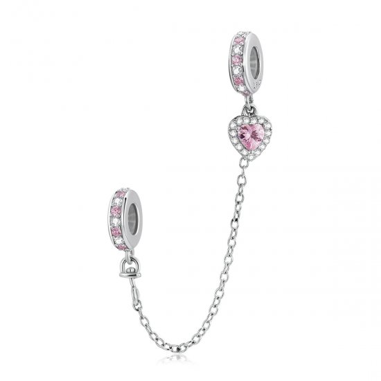 Cadena de seguridad de amor con estilo Pandora - SCC2125 - Haga click en la imagen para cerrar