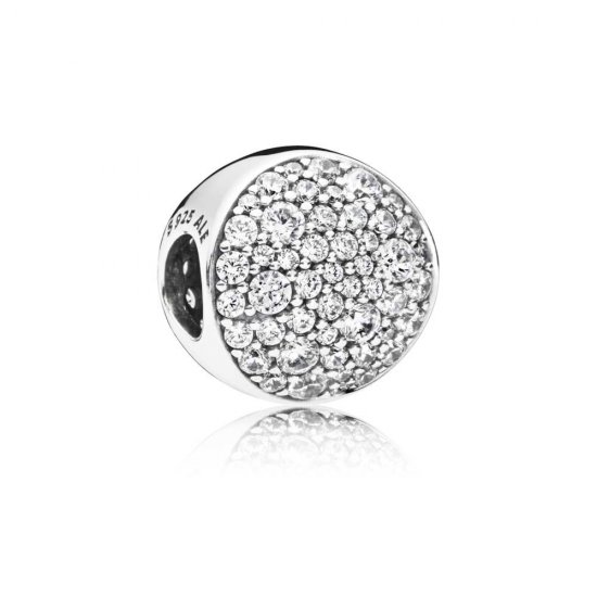 Charm PANDORA en plata de ley Esfera en pavé - 797540CZ - Haga click en la imagen para cerrar