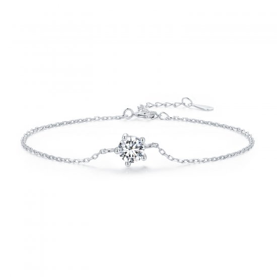 Pulsera de Moissanita con estilo Pandora - MSB001 - Haga click en la imagen para cerrar